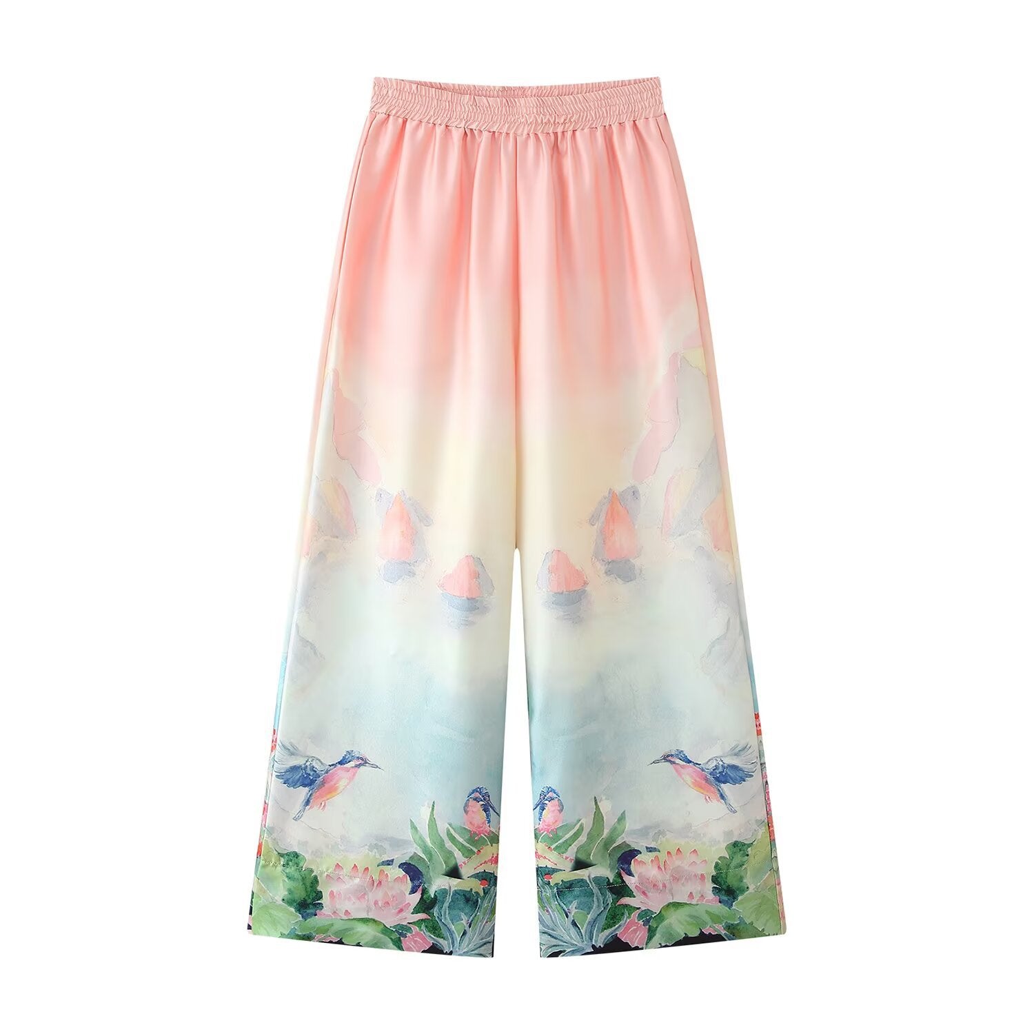 Chemise imprimée & pantalon - Ensembles léger et très fluide