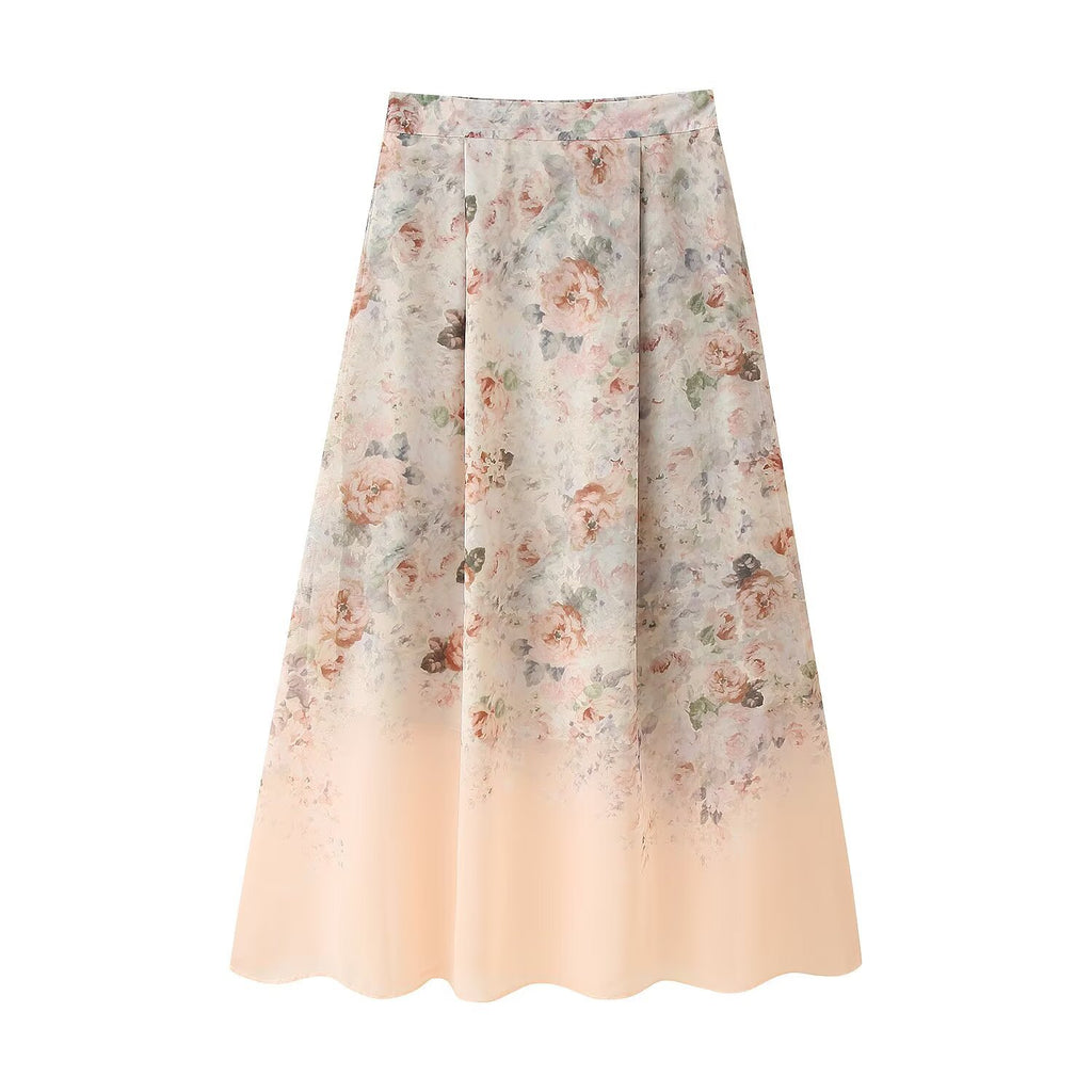 Chemise & Jupe fleurie légère et fluide