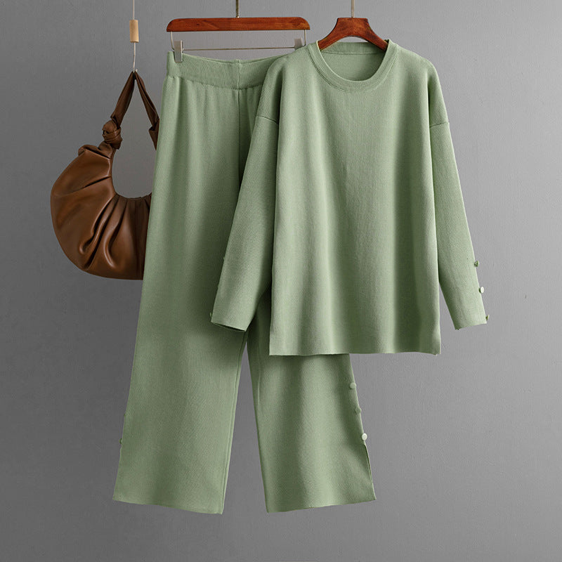 Ensemble Chic en Coton Maille Ajustée