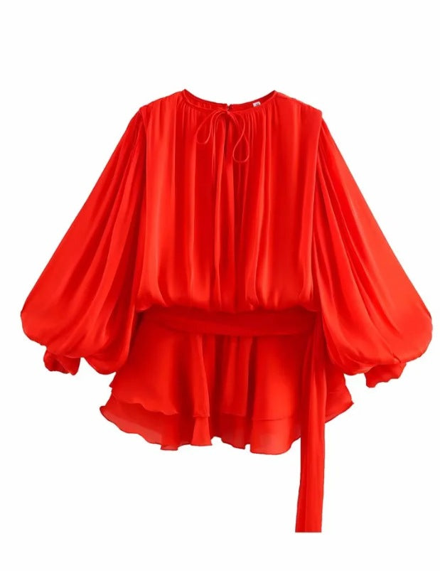 Sexy Style - Ensemble short taille haute et top asymétrique – Élégance Silhouette