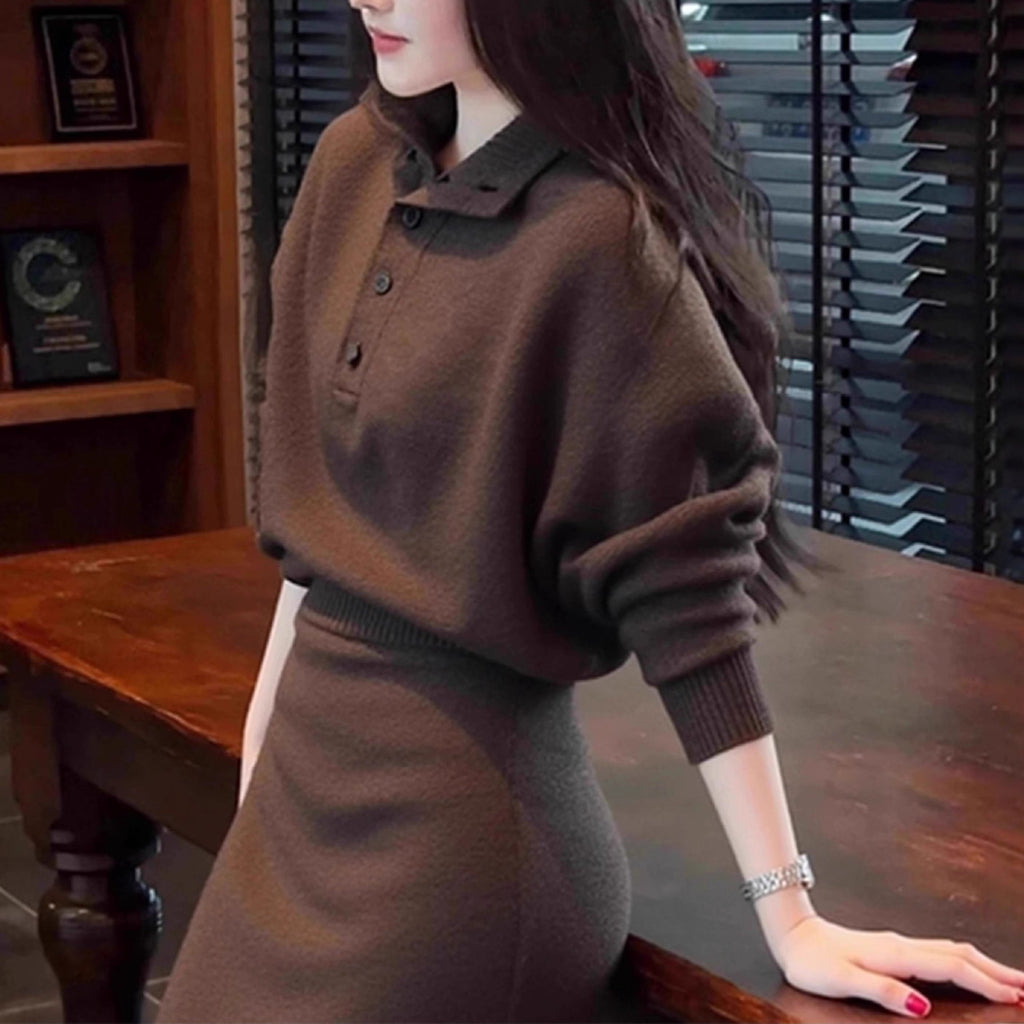 Ensemble Femme Élégant & Raffiné – Tenue Deux Pièces Chic et Décontractée