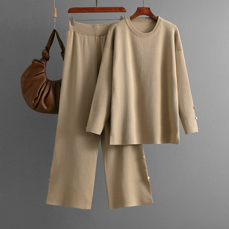 Ensemble Chic en Coton Maille Ajustée