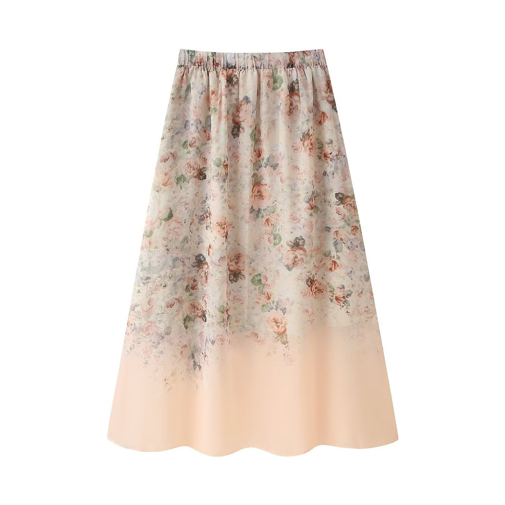 Chemise & Jupe fleurie légère et fluide