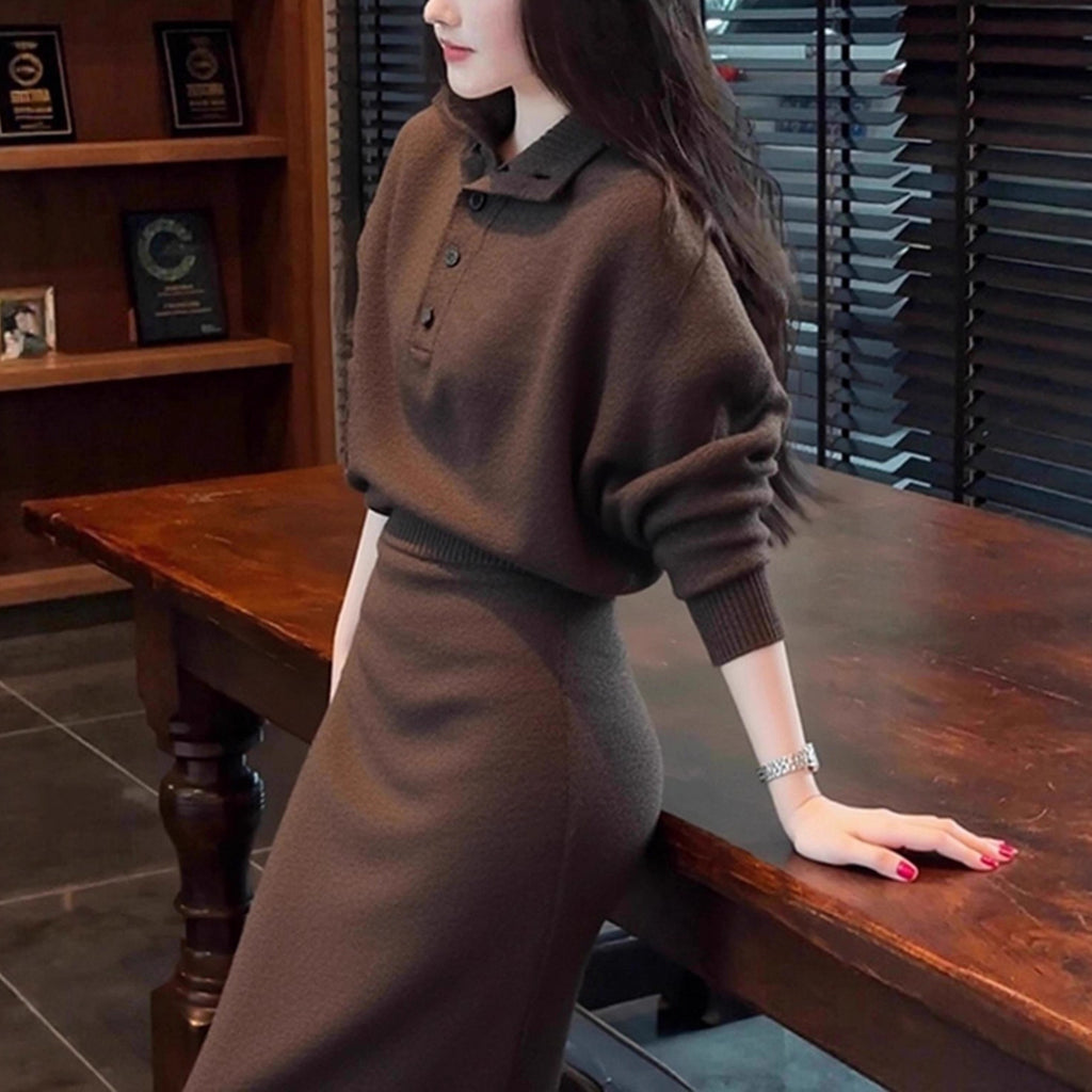 Ensemble Femme Élégant & Raffiné – Tenue Deux Pièces Chic et Décontractée