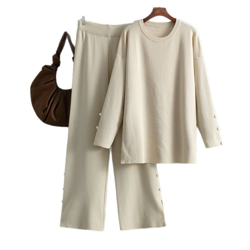 Ensemble Chic en Coton Maille Ajustée